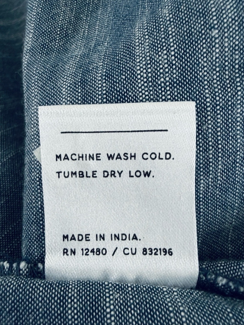 Pact Organic Cotton Chambray Shift Dress - Picture 13 of 15